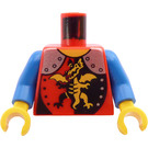 LEGO Rood Draak Ridder Torso (973)