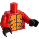 LEGO Rød Drage Drakt Guy Minifigur Overkropp (973 / 88585)