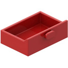 LEGO Red Drawer without Reinforcement (4536)