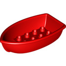 LEGO rouge Duplo Boat 4 x 7 (13535)