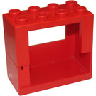 LEGO Red Duplo Door Frame 2 x 4 x 3 for Half Door