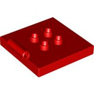 LEGO Red Duplo Dump Body 4 x 4 x 0.5 B. (31068 / 89465)