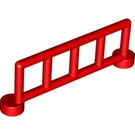 LEGO Red Duplo Fence 1 x 6 x 2 with 5 Slats (2214)