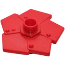 LEGO rot Duplo Blume mit Plates (44519)