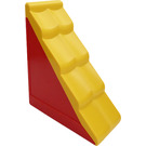 LEGO rouge Duplo Pitched Roof 2 x 4 x 4 (31030)