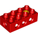 LEGO Red Duplo Toolo Brick 2 x 4 (31184 / 76057)