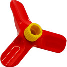 LEGO Red Duplo Toolo Propellor 3 Blade Small with Screw