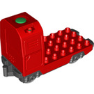 LEGO rouge Duplo Train Base (14211)