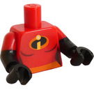 LEGO Red Elastigirl (Normal arms) Minifig Torso (973 / 16360)