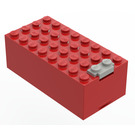 LEGO Red Electric 9V Battery Box 4 x 8 x 2.3 with Bottom Lid (4760 / 73955)