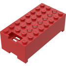 LEGO rouge Electric 9V Battery Boîte 4 x 8 x 2.333 Cover (4760)