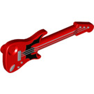 LEGO Red Electric Guitar with Black Bat (11640 / 22379)