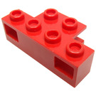 LEGO Red Electric Train Light Prism 1 x 4 Holder (2928)