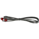 LEGO Red Electric Wire 375L (with 2 Two-prong Connectors)