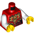 LEGO Rød Eris Minifigur Overkropp (973 / 76382)