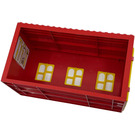 LEGO rouge Fabuland Garage avec Jaune Rond Windows