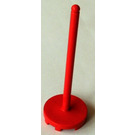 LEGO Red Fabuland Umbrella Stand with Round Base