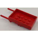 LEGO rot Fabuland Wheelbarrow (2 Räder) - Rahmen