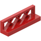 LEGO Red Fence 1 x 4 x 1 Lattice (3633)