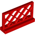 LEGO rouge Clôture 1 x 4 x 2 Lattice (3185)
