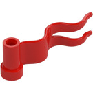 LEGO Rosso Bandiera 1 x 4 Streamer con onda destra (4495)