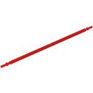 LEGO Rood Flexibel Geribbeld Slang (19 Noppen Lang) met 8 mm ends (14925 / 57539)