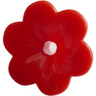 LEGO Red Flower with Rounded Petals