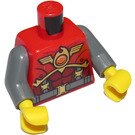 LEGO Rood Frax Minifig Torso (973 / 76382)