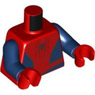 LEGO Rood Friendly Neighborhood Spider-Man Minifig Torso (973 / 76382)