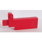 LEGO Red Garage Door Counterweight, Old Style with Hinge Pins