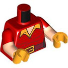 LEGO Red Gaston Minifig Torso (973 / 78568)