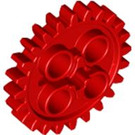 LEGO Rood Tandwiel met 24 Tanden (3648 / 24505)
