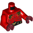 LEGO Rood General Magmar Minifig Torso (973 / 76382)