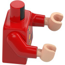 LEGO Red Grumpy Minifig Torso (973 / 76382)