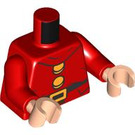 LEGO rot Grumpy Minifig Torso (973 / 76382)