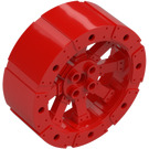 LEGO Red Hard Plastic Wheel Ø56 x 22 with Spokes (55817 / 61745)