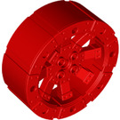 LEGO rouge Hard Plastique Roue Ø56 x 22 avec Spokes (55817 / 61745)