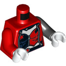 LEGO rouge Harley Quinn Minifig Torse (973 / 76382)