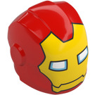 LEGO Red Helmet with Smooth Front with Iron Man Juniors Mask (28631 / 106849)