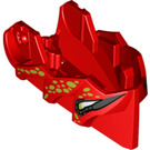 LEGO Red Hero Factory Beast Head with Lime Spots (15359 / 17480)