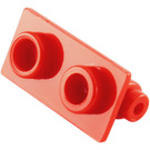 LEGO rouge Charnière 1 x 2 Haut (3938)