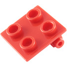LEGO Red Hinge 2 x 2 Top (6134)