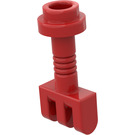 LEGO Rood Scharnier Staaf 2 met 3 Vingers en Top Nop (2433)