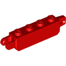 LEGO Red Hinge Brick 1 x 4 Locking Double (30387 / 54661)
