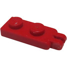 LEGO Red Hinge Plate 1 x 2 with 2 Stubs and Solid Studs Solid Studs