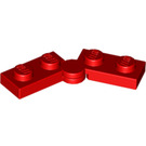 LEGO Red Hinge Plate 1 x 4 (1927 / 19954)