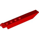 LEGO rot Scharnier Platte 1 x 8 mit Angled Seite Extensions (Runde Platte darunter) (14137 / 30407)