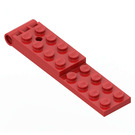 LEGO Red Hinge Plate 2 x 8 Legs Assembly (3324 / 73404)