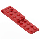 LEGO Rosso Cerniera Piastra 2 x 8 Gambe Assembly (3324 / 73404)