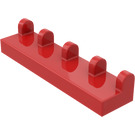 LEGO Röd Gångjärn Bricka 1 x 4 (4625)